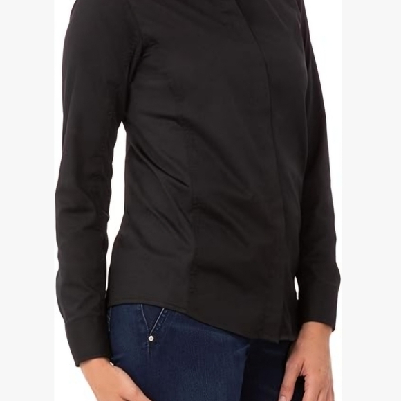 NWT Chef Works Women's Shelby Zip Front Shirt - Picture 6 of 12